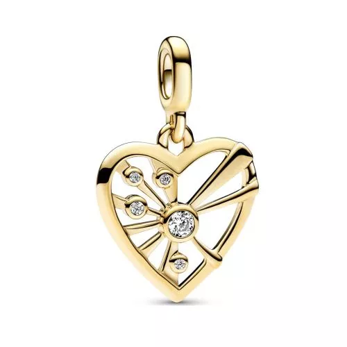 Pandora ME Heart & Rays Medallion Charme 763453C01