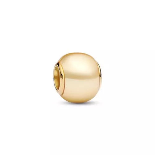 Pandora Yellow Lacquered Artificial Pearl Charme 763781C01-1