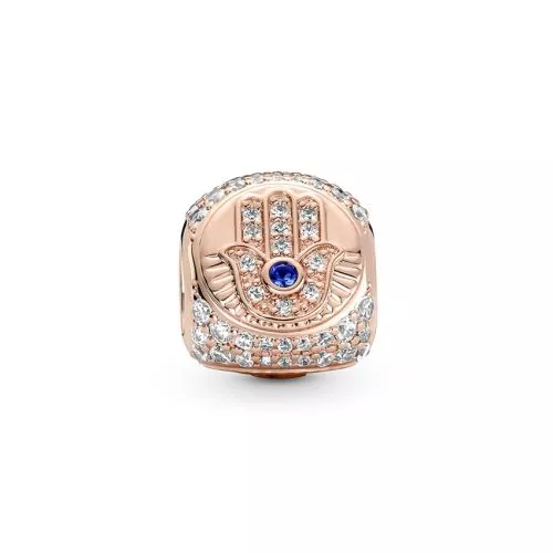 Pandora Hamsa, All-seeing Eye & Feather Three-sided Charme 780101C01-1