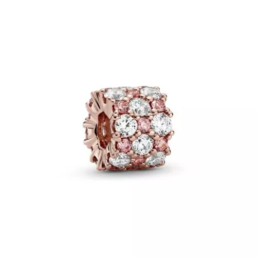 Pandora Moments Rose Pink & Clear Sparkle - Charme 788487C01-1