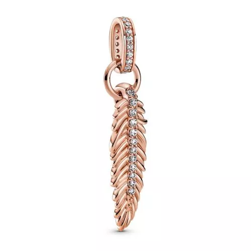 Pandora Rose Sparkling Feather Charme 789550C01-1