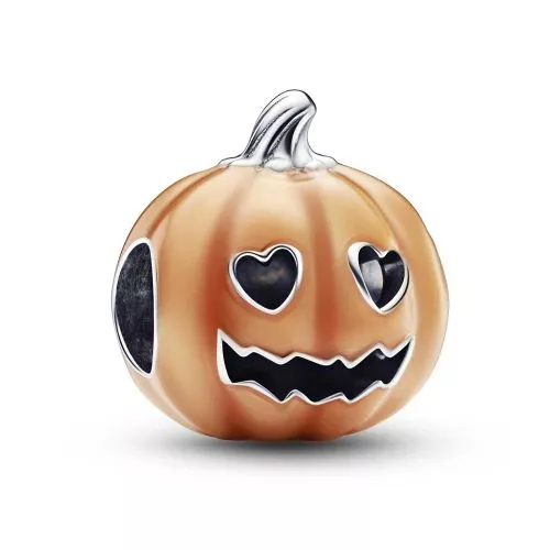 Pandora Glow-in-the-dark Spooky Pumpkin Charme 792291C01-1