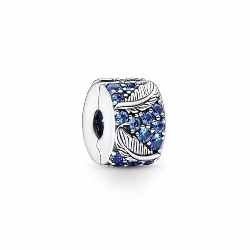 Pandora Curved Feather & Pave Clip hela 792552C01-1