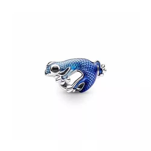 Pandora Metallic Blue Gecko Charme 792701C01-1