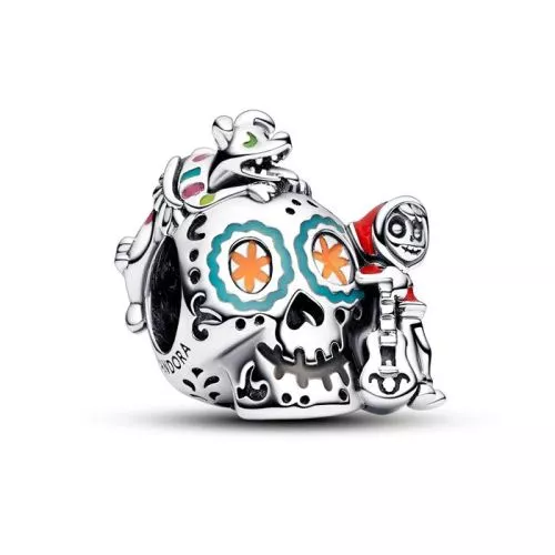 Pandora Disney Pixar Coco Miguel & Dante Skull Glow-in-the-dark Charme 792817C01-0