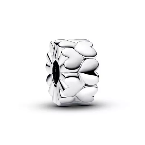 Pandora Heart Pattern Clip Charme 792828C00-1