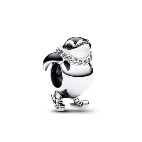Pandora Skiing Penguin Charme 792988C01-1