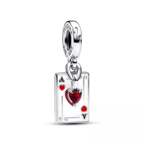 Pandora Disney Villains Queen of Hearts Double Dangle Charme 793420C01-1