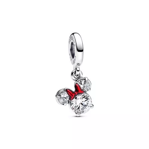 Pandora Disney Minnie Mouse Silhouette Dangle Charme 793533C01-1