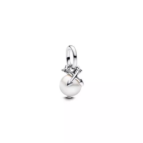 Pandora Pearl & Arrows Mini Dangle Charme 793687C01-1