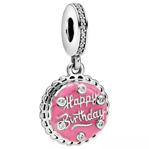 Pandora Pink Birthday Cake Charme 798888C01-1