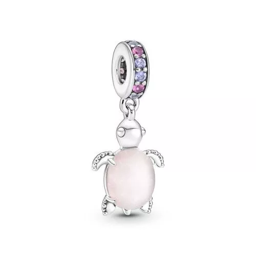 Pandora Moments Murano Glass Pink Sea Turtle hela 798939C02-1