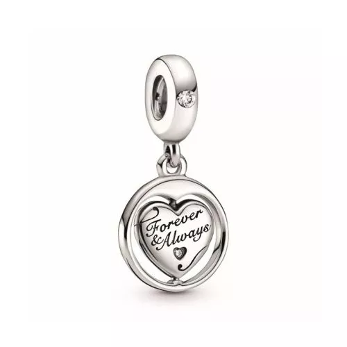 Pandora hela Spinning Forever & Always Soulmate Charme 799266C01-1