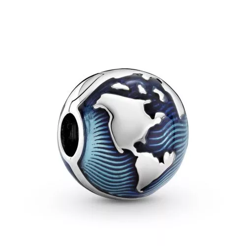 Pandora Blue Globe Clip -lukkohela 799429C01-1