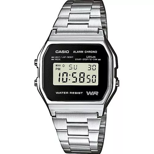 Casio Digi Retro Armbanduhr A158WEA-1EF-1