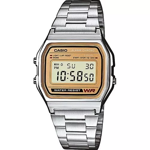 Casio Digi Retro Armbanduhr A158WEA-9EF-1