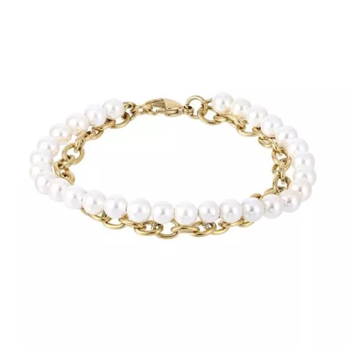 Teräs / helmirannekoru BSS905 GP SS CHAIN WHITE-1
