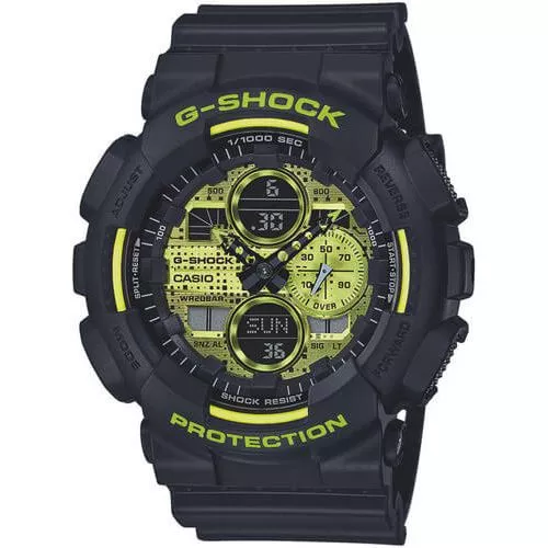 Casio G-Shock Digital Camouflage -rannekello GA-140DC-1AER-1