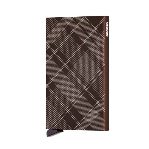 Secrid Cardprotector Tartan Brown CLA-TARTAN BROWN-1