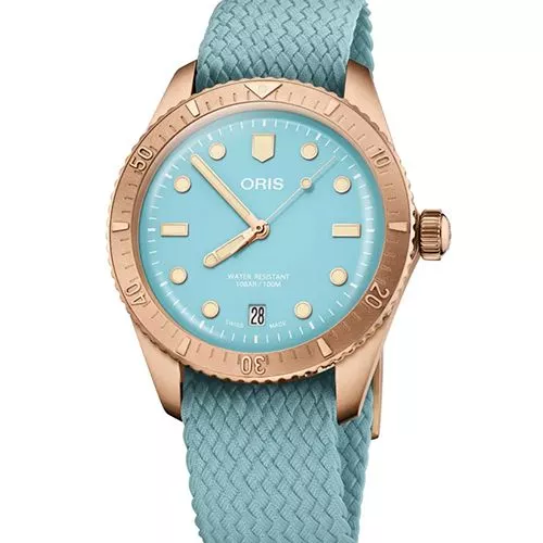 Oris Divers Sixty-Five Cotton Candy, sininen 01 733 7771 3155-07 3 19 02BR-0
