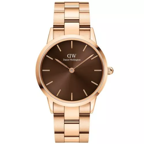 Daniel Wellington Iconic Link Amber 36 mm -rannekello DW00100461-1