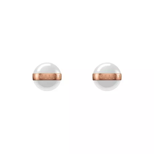Daniel Wellington Aspiration Rose Gold Satin White -korvakorut DW00400152-1