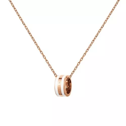 Daniel Wellington Rose Gold Satin Emalie -kaulakoru DW00400153-1