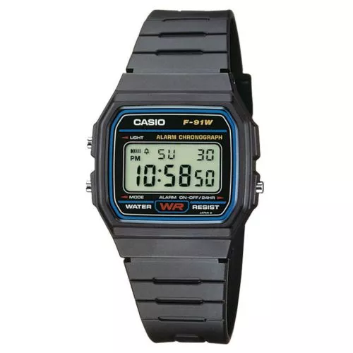 Casio -rannekello F-91W-1YEG-1