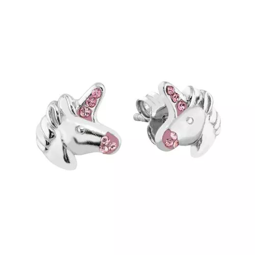 Silber Ohrringe, Einhorn G81004E A-315-1