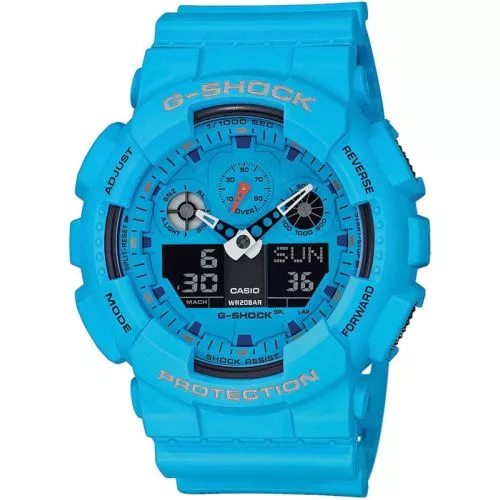 Casio G-Shock -rannekello GA-100RS-2AER-1