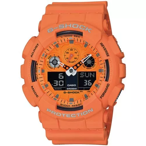 Casio G-Shock -rannekello GA-100RS-4AER-1