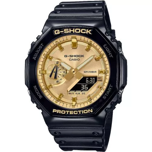 Casio G-Shock Garish Octagon Series Gold Dial GA-2100GB-1AER-1