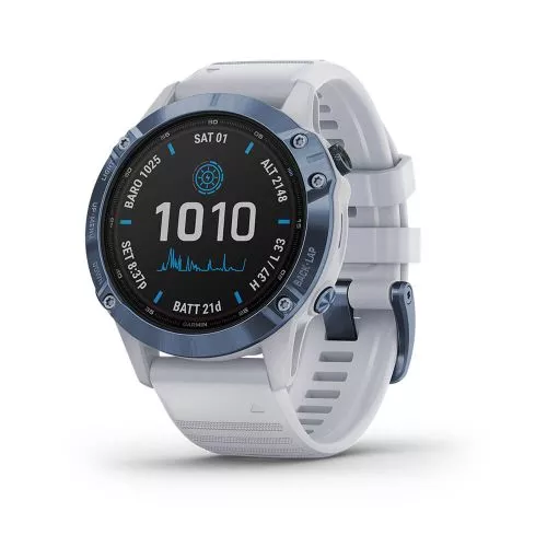 Garmin Fenix 6 Pro Solar Cobalt Blue Whitestone 010-02410-19-1