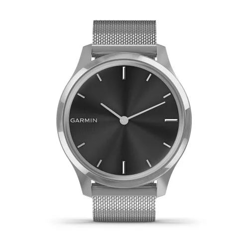 Garmin Vivomove Luxe Premium Silver-Black 010-02241-03-1