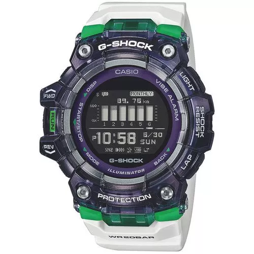 Casio G-Squad Step Tracker -rannekello GBD-100SM-1A7ER-1