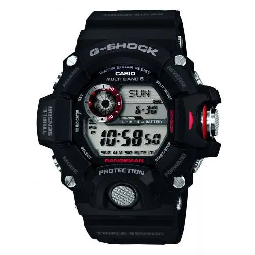 Casio G-Shock Rangeman Solar -rannekello GW-9400-1ER-1