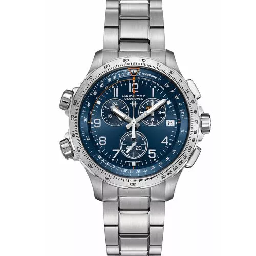 Hamilton Khaki Aviation X-Wind GMT Chrono Quartz H77922141-1