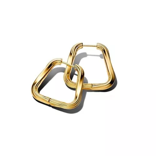 Pandora Twisted Large Triangle Hoops Ohrringe 263876C00