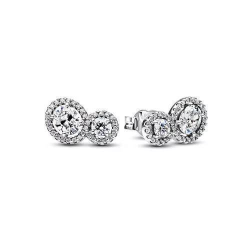 Pandora Embracing Halo Stud Ohrringe 293774C01-1