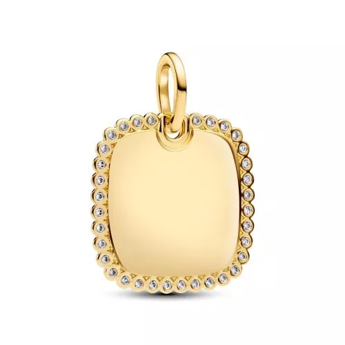 Pandora Engravable Square Tag Anhänger 364009C01