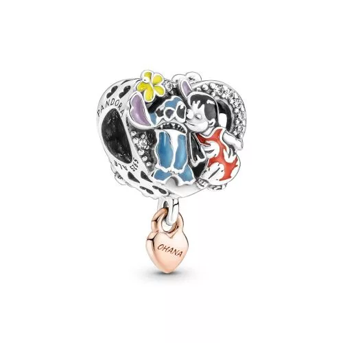 Pandora Disney Ohana Lilo & Stitch Inspired Charme 781682C01-1