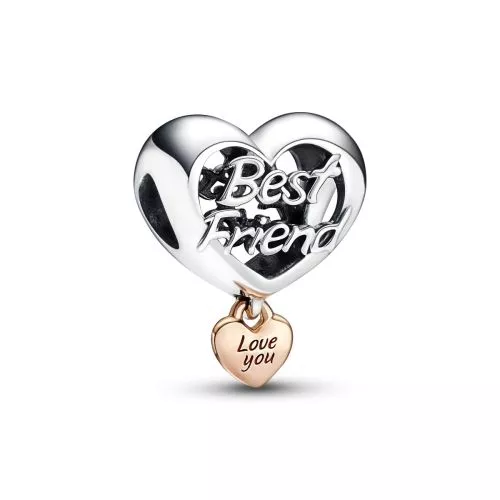 Pandora Love You Best Friend Heart Charme 782243C00-1