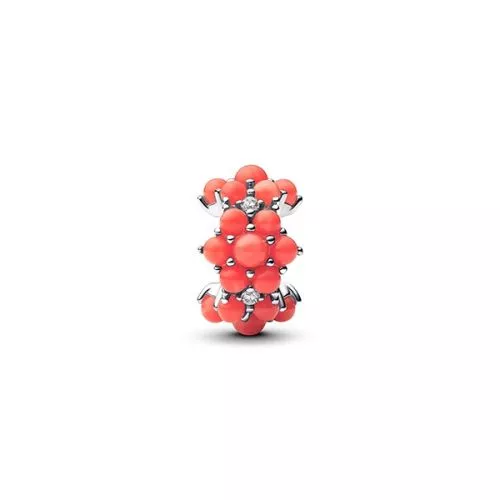 Pandora Coral-coloured Ocean Charme 793897C01-1