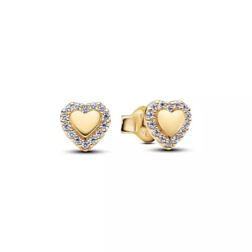 Pandora Heart Halo Stud Ohrringe 264363c01