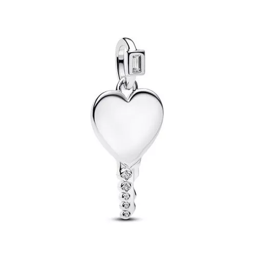 Pandora Engravable Heart Key Charme 394353C01