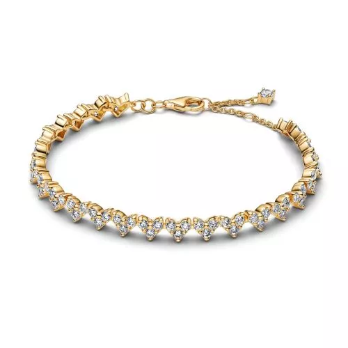 Pandora Triple Stone Heart rannekoru 564390C01