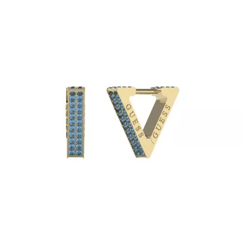 Guess Crazy Triangle korvakorut / sininen JUBE03306JWYGBLT/U-1