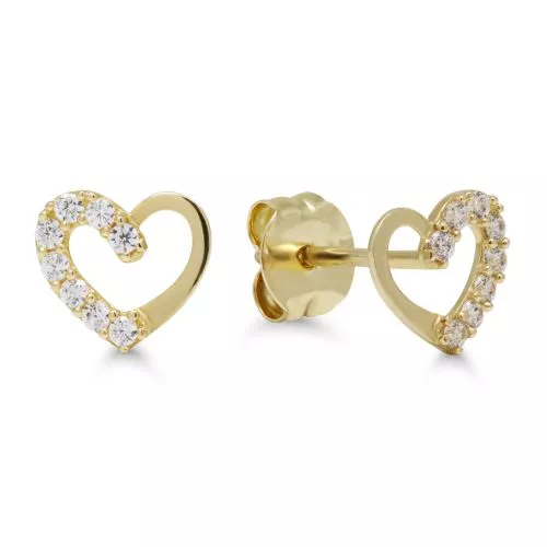 Gold HerzOhrringe K-E97397Z-1