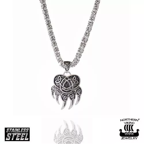 Northern Viking Jewelry Karhunkäpälä -kaulakoru NVJRS047-1