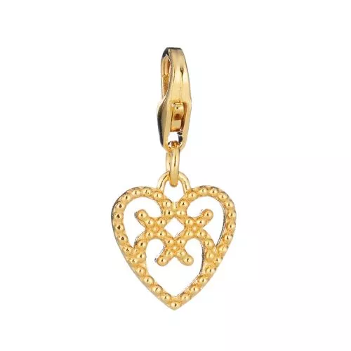 Lumoava Helmi Herz vergoldet 10 × 11 mm  L61254100000